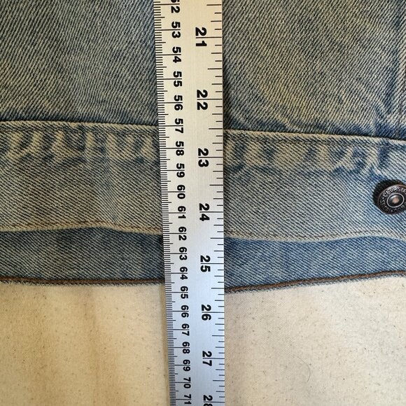 Levis 80’s Vintage 75504-0212 Denim Trucker Jacket Size Large Dragon Embroidery - Picture 14 of 14